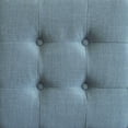 thumbnail image 6 of Elle Decor Aria Tufted Upholstered Ottoman Foot Rest Stool, French Blue, 6 of 6