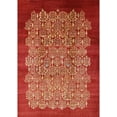 thumbnail image 1 of Ahgly Company Machine Washable Indoor Rectangle Industrial Modern Red Area Rugs, 8' x 12', 1 of 7