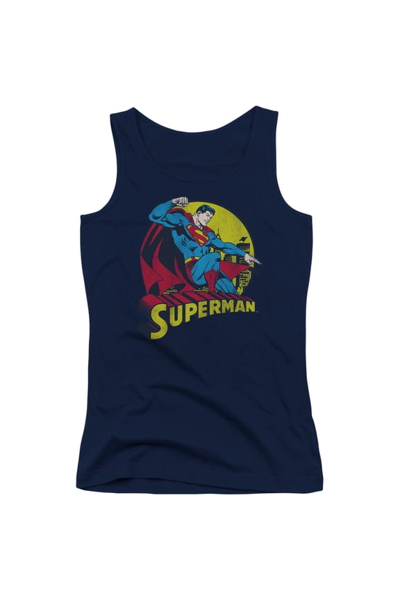 Dc - Big Blue - Juniors Tank Top - Small