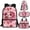 Axolotl Pink Strawberry, variant on Jeiento Highland Cow Backpack and Lunch Box Pencil Case Water Bottle Holder Set 4 PCS Boys Girls Daypack for Junior Primary School Student Sunflower Travel Hiking Back to School Supplies Blue Sky