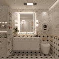 thumbnail image 6 of GODCHAR 36x28 LED Bathroom Mirror, 24V Dual Light Shatterproof Mirror with Anti-Fog, UL Listed, 3 Colors, 6 of 10