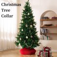 thumbnail image 3 of Dserfhy Honeycomb Christmas Tree Collar Foldable Paper Christmas Tree Base Stand Cover Basket Skirt Collar for 12"-25" Stands, 3 of 7