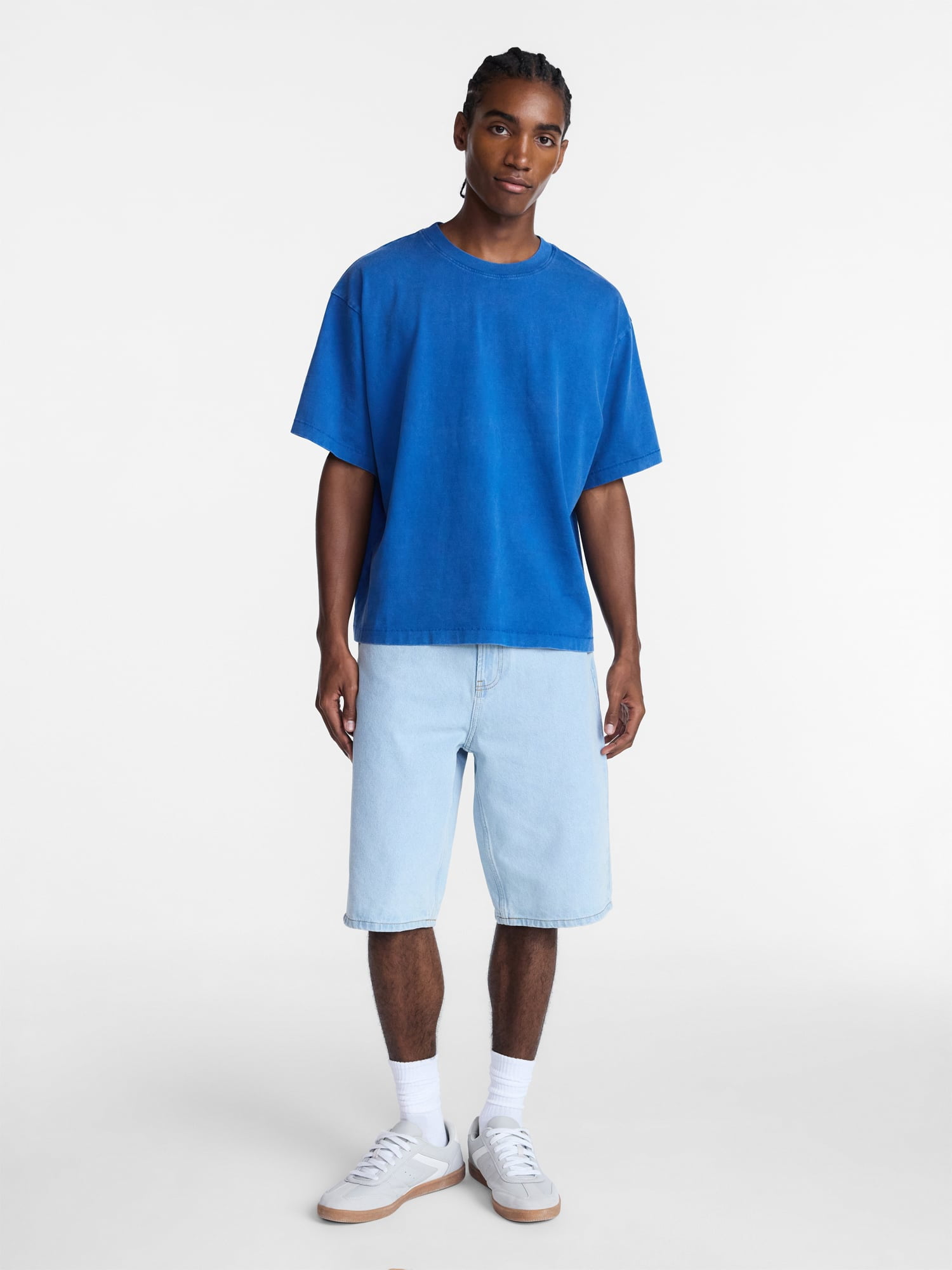 No Boundaries Heavyweight Tee with Short Sleeves, Men's XS-4XLT