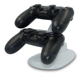 thumbnail image 4 of Cargador de controlador PS4 Cargador de controlador Playstation 4 Soporte de estación de acoplamiento de carga. Estación de carga rápida USB dual e indicador LED para controlador PS4-blanco Adepaton 2033325, 4 of 9
