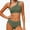 &&-Army Green1527, variant on Kiijoy Girls One Shoulder Bikinis Beach Swimsuit Bathing Suit with Chest Pad, Sizes 7-16
