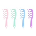 thumbnail image 1 of 4 Pieces Z-Shaped Wide Tooth Combs, Large Hair Comb Combs, Hair Gap Styling Comb, 1 of 5
