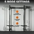 thumbnail image 5 of Mikolo Foldable Power Rack Cage,1000lbs Capacity Wall Mounted Squat Rack, Independent pulley system with Weight Bench, Black, 5 of 9