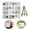 Z-1-White-4.72x3.54 Inch, variant on Sustainable 2027 Seed Paper Desk Calendar, 12 Months Plantable Wildflower Monthly Planner with Wooden Easel Stand, Eco‑Friendly Tabletop Decor for Home Office and Gardening Enthusiasts 1Set