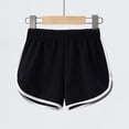 thumbnail image 4 of Unisex Kids Solid Athletic Shorts, White Binding Elastic Waist Summer Beach Sports Shorts for Boys Girls 2â12 Years, 4 of 7