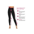 thumbnail image 2 of Nabtos Women Full Length Female Pants Activewear Yoga Snake Leggings W/ Pockets, 2 of 4