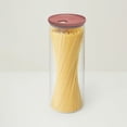 thumbnail image 3 of BergHOFF Leo 2qt. Glass Pasta Container, Pink, 3 of 5