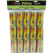 Party Favors Mega Value Pack 30/Pkg-Crayons, Pk 1, Amscan
