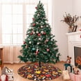 thumbnail image 7 of Rateoe Roosters Print Christmas Tree Skirt 30" for Xmas Holiday New Year Party Circle Tree Mat Ornaments Decoration, 7 of 7