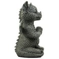 thumbnail image 5 of Ebros Meditating Fiery Yoga Dragon Garden Statue Faux Stone Resin Finish 10" H, 5 of 8