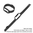 thumbnail image 4 of Replacement Smart Watch Strap Stainless Steel Mesh Strap With Black Bumper Case Replacement Accessory Fit For 7 Pro, 4 of 8
