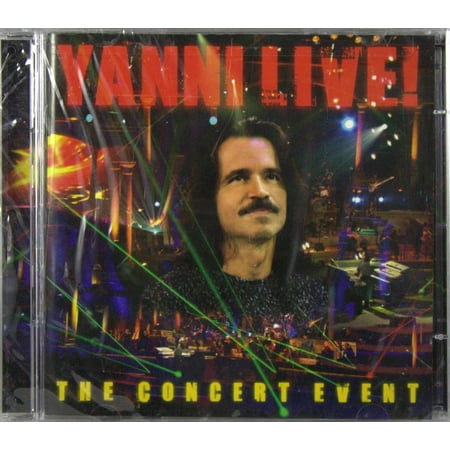 Live 2 Cd Set - Yanni Live! The Concert Event NEW 2 Disc CD/DVD Instrumental World Musician