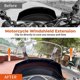 thumbnail image 5 of Adjustable Windshield Extension - for Honda Suzuki Kawasaki BMW, 5 of 5