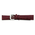 thumbnail image 2 of De Beer Brown Crocodile Grain Leather Watch Band 10Mm Silver Color, 2 of 2
