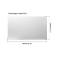 thumbnail image 2 of Uxcell Metal Business Cards for House Office Customer DIY Gift Plate Cards 86x54x1mm,Pack of 10(Silver), 2 of 5
