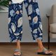 thumbnail image 5 of Pantalones capris Medlor Boho 2025 con estampado de verano para mujer, 5 of 5