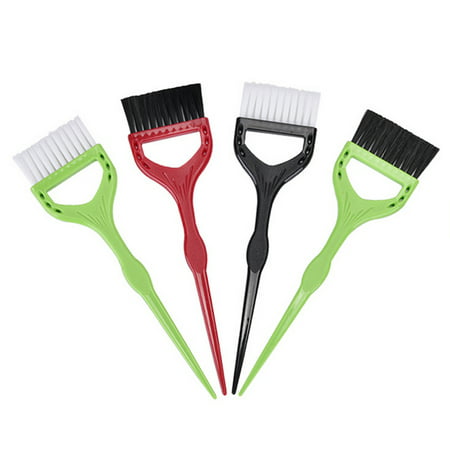 Hair Dye Coloring Dyeing Antiskid Brushes, Salon Hair Bleach Tinting DIY Tool - Random