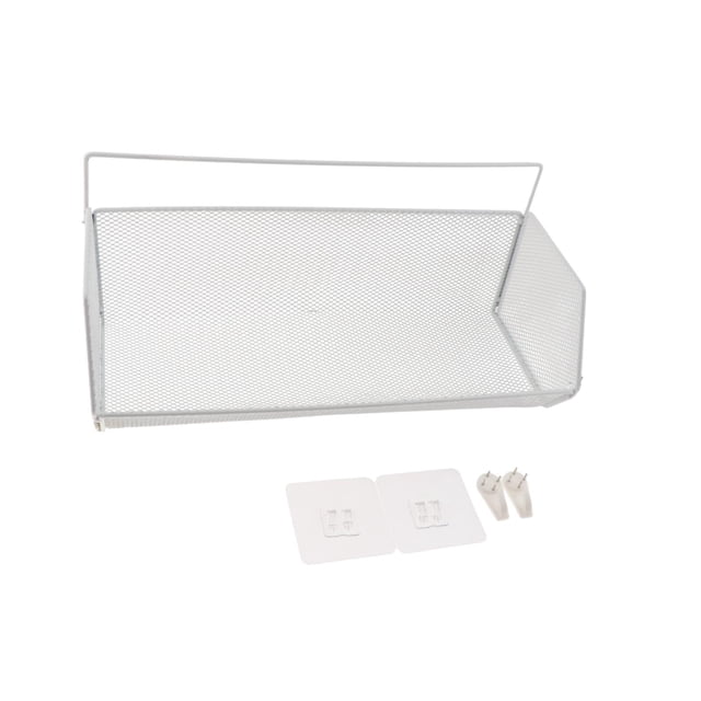 Cesta colgante de pared para almacenamiento de alimentos, armario de almacenamiento, cesta de almacenamiento de cocina para Una sola capa grande