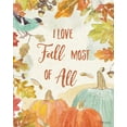 thumbnail image 2 of Grove, Beth 15x18 Black Ornate Wood Framed with Double Matting Museum Art Print Titled - Falling for Fall V, 2 of 4