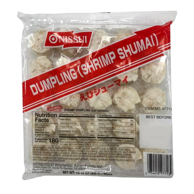 Nissui Dumpling Shrimp Shumai, Frozen 25 ct.
