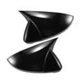 thumbnail image 1 of Pair Car Rear View Driver Passenger Side Mirror Cover Cap Overlay Gloss Black for Volkswagen Golf MK7 Touran L Mirror Guard Covers Exterior Decoration, 1 of 6