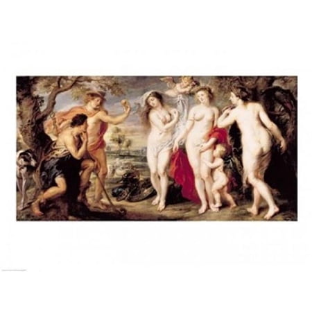 The Judgement of Paris 1639 Poster Print by Peter Paul Rubens 24 x 18 in.