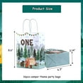 thumbnail image 7 of One happy camper birthday decorations for Tables, Camping Party Decorations with 16Pcs Camping Theme Gift Bags, Goodie Treat Candy Gift for boys girls, Happy Camper Birthday Party Supplies, 7 of 7