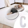 thumbnail image 3 of Pregnancy Pillow with C-Shaped Lumbar Support, Side Sleeping Pillow for Comfort, Removable Cover for Easy Cleaning, Soft and Breathable Material, Stylish Home Decor for Enhanced Sleep Experience, 3 of 6