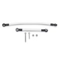 thumbnail image 2 of Aluminum Steering Link Rod Set, Steering Rod Links Ties Kit   for Scx10 90046 90047 Silver, 2 of 8