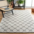 thumbnail image 2 of SAFAVIEH Martha Stewart Vermont Emory Floral Area Rug, Ivory/Black, 6' x 6' Square, 2 of 13