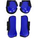 thumbnail image 1 of 4 Piezas Protectores de Patas de Caballo Botas de Pata Delantera y Trasera de Caballo Botas de tendón para Montar Botas de Pony amortiguadoras Competencia de Salto (L-Azul) ER, 1 of 5