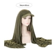 thumbnail image 6 of Women Brim Bandana Scarf Cap Sun Visor Turban Headscarf Headwraps Skull Cap for Travel Beach Outdoor Activities, 6 of 8