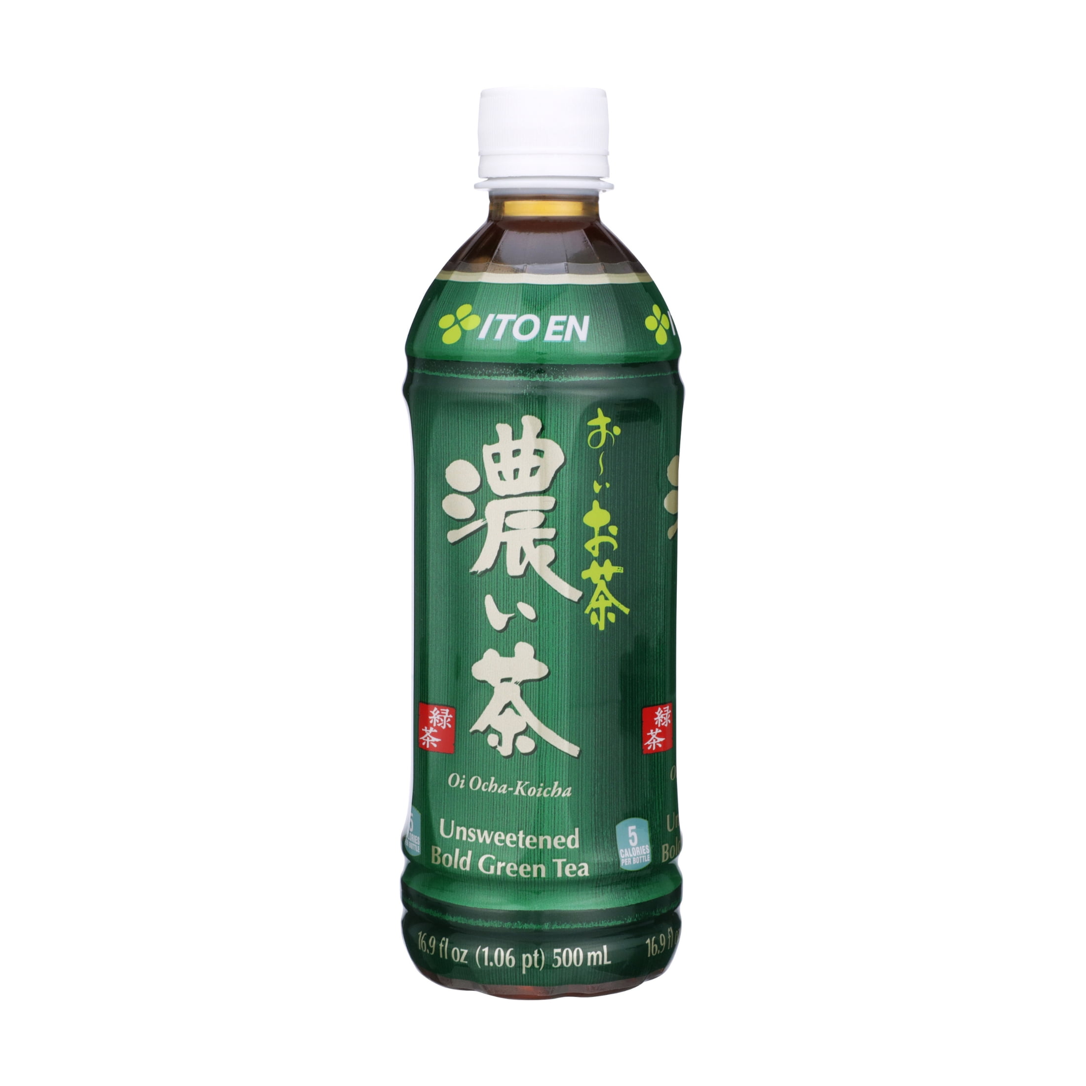 Ito En Oi Ocha Bold Green Tea, Unsweetened Bottled Tea, 16.9 fl oz, 12 pack