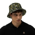 thumbnail image 4 of Kll cartoon Skull spider web Bucket Hat for Women Men Packable Travel Beach Sun Hat Outdoor Rave Accessories Reflective Fisherman Cap, 4 of 6