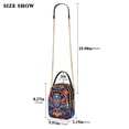 thumbnail image 2 of FORMRS Crossbody Bag for Women Quilted Travel Shoulder Cell Phone Purse with Chain Strap Handbag, Blue Abstract Eagle, 2 of 7