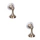 thumbnail image 2 of Scienceny Tope de puerta de acero, soporte antioxidante resistente al agua, herrajes para muebles montados en la pared, inodoro, bronce verde Bronce Verde 2piezas, 2 of 6
