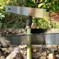 thumbnail image 7 of Small Woodworking Hand Saw, 6 inch Flexible Blade Double edge TPI 17/11 Pull Saw for Craft, Hobby, DIY, Non Slip Wood Handle Garden Trim, Sharp and Light Woodworking Tools, 12.01Inches, 7 of 7
