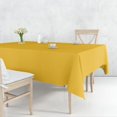 thumbnail image 2 of Tablecover Plastic Sunshine Yellow Rectangular 54''X108'' :1CT, 2 of 3