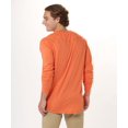 thumbnail image 2 of Boxercraft BM3101 Men's Henley Ls Tee-Mandarin-L, 2 of 4