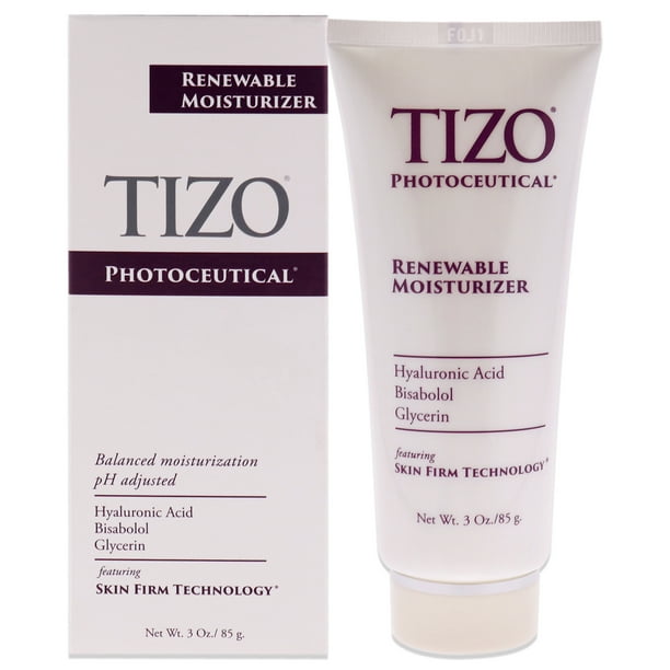 Hidratación hidratante diaria fotocéutica de Tizo para unisex - Crema hidratante de 3 oz Tizo Tizo