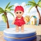 thumbnail image 2 of Muñeca de simulación de boca en traje de baño que se cambia de ropa Muñeca de vinilo Juguete relajante Muñeca de baño para bebé La ropa se puede poner y quitar, 2 of 6