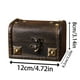 thumbnail image 3 of Organizador De Escritorio Con Cerradura De Madera Envejecida, Gris, Rectangular, Para Guardar Documentos, Joyas Y, 3 of 6