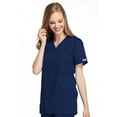 thumbnail image 3 of Cherokee Workwear Women's Scrubs Top Mock Wrap Tunic 4801, 3 of 5