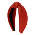 thumbnail image 4 of Bmisegm Knotted Headbands for Women Wide Turban Headband Non Yoga Exercise Cloth Hair Hair Bands Accessories Red, 4 of 5