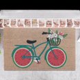 thumbnail image 3 of Coir Door Mat Bicycle With Flower 18 X 30, 3 of 3