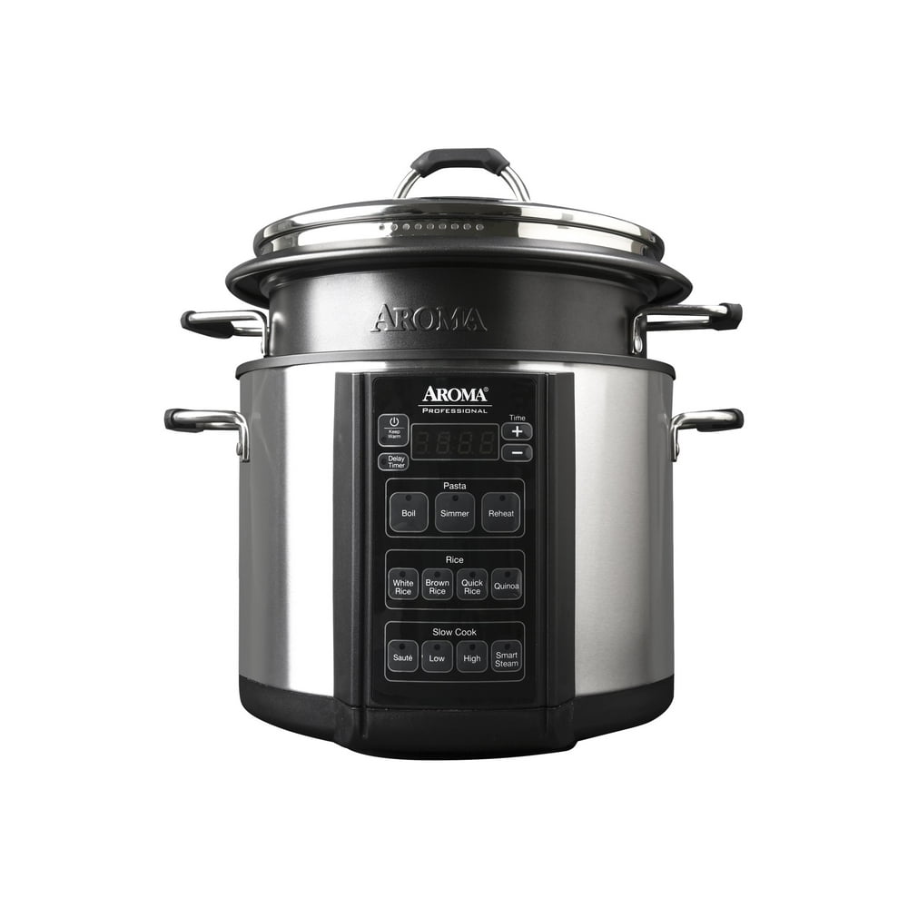 Aroma Professional AMC-300-SG - Multi cooker - 6 qt - stainless steel